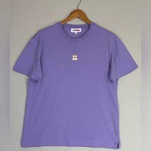 Pacha Ibiza Cherry Logo Tee Purple Unisex Graphic T-Shirt Size M